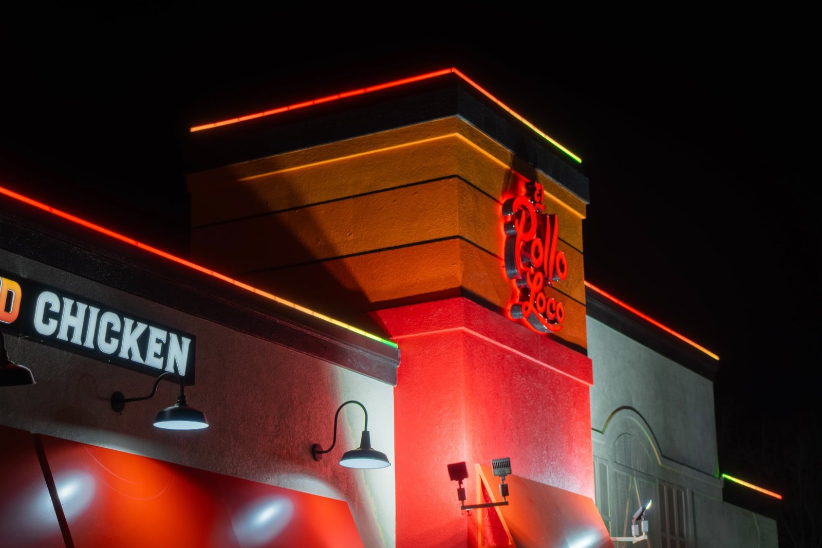El Pollo Loco commercial lighting