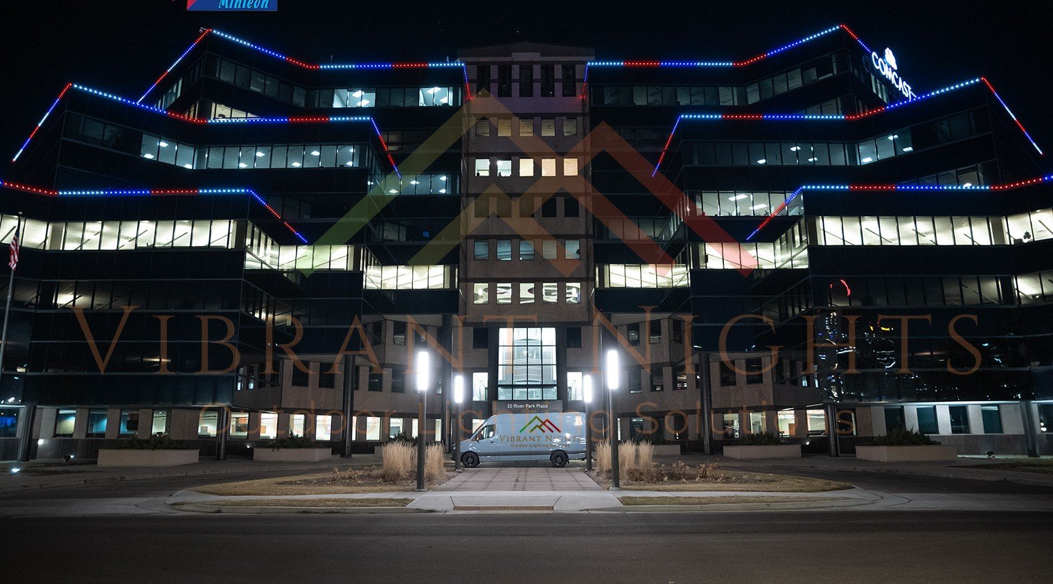 Comcast commercial lighting